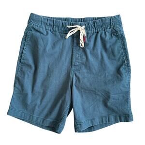 TOPO Designs Mens Dirt Shorts in Sea Pine Blue Size Small